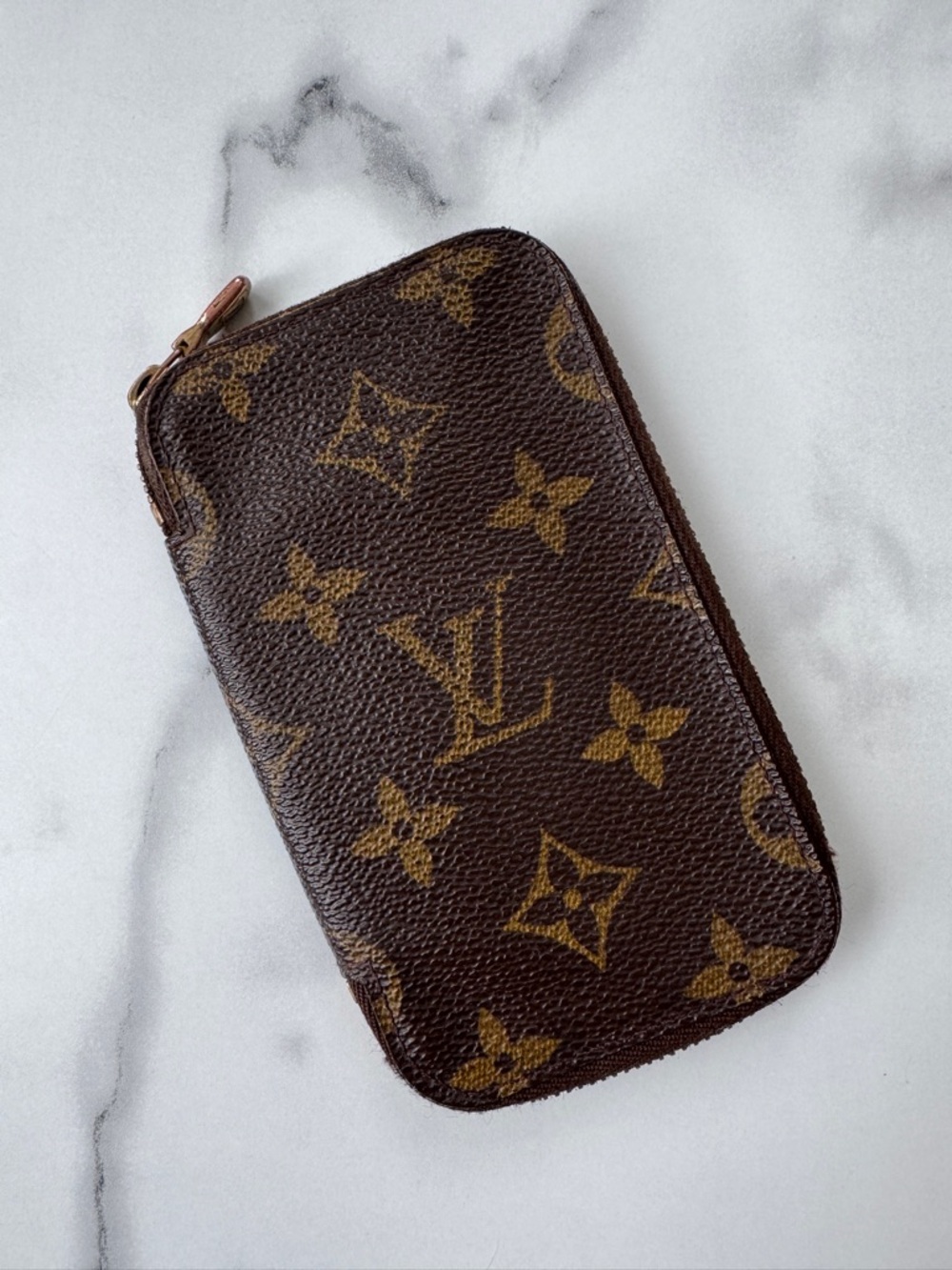 RARE 😍 Louis Vuitton Monogram Zippy 6 Key Case Pochette